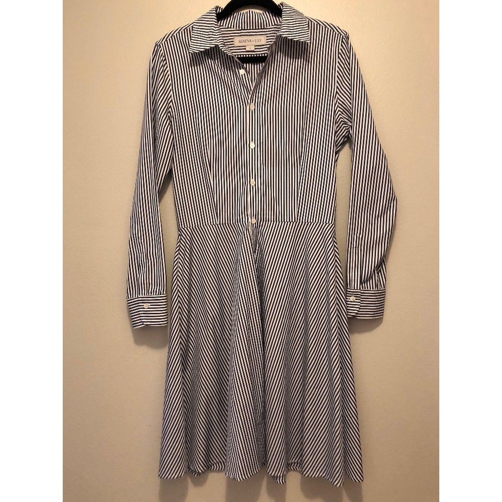 Serena & Lily Pinstripe Dress